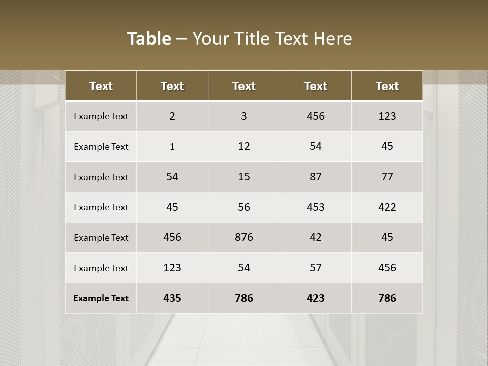 Data Center Connection Communication PowerPoint Template