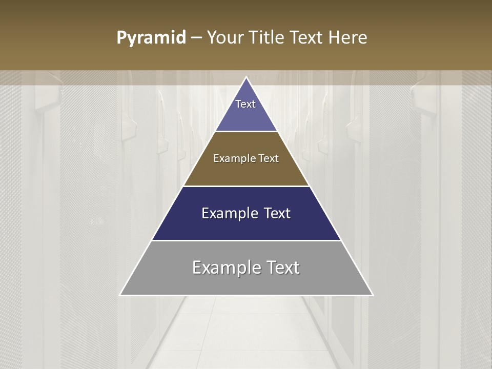 Data Center Connection Communication PowerPoint Template