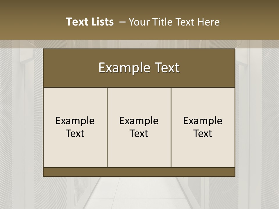 Data Center Connection Communication PowerPoint Template
