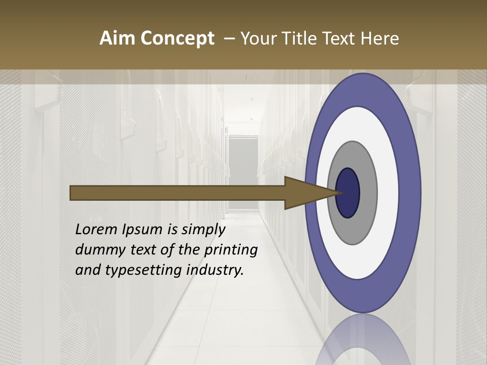 Data Center Connection Communication PowerPoint Template