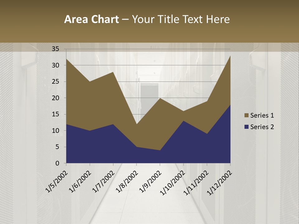 Data Center Connection Communication PowerPoint Template