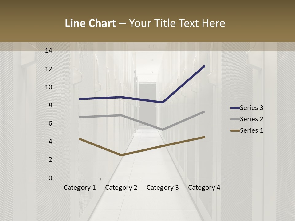 Data Center Connection Communication PowerPoint Template