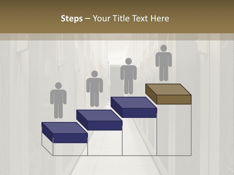 Data Center Connection Communication PowerPoint Template