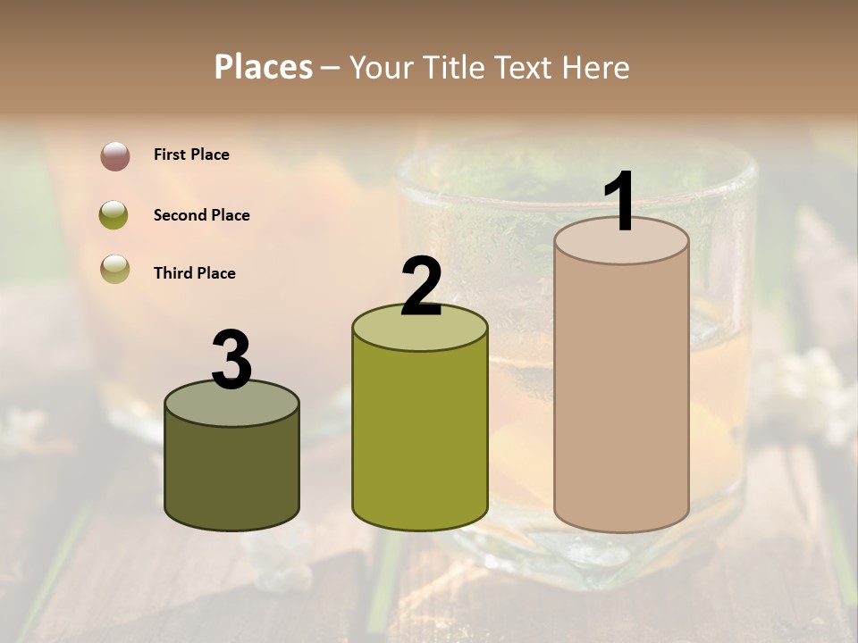 Carafe Lemonade Slice PowerPoint Template