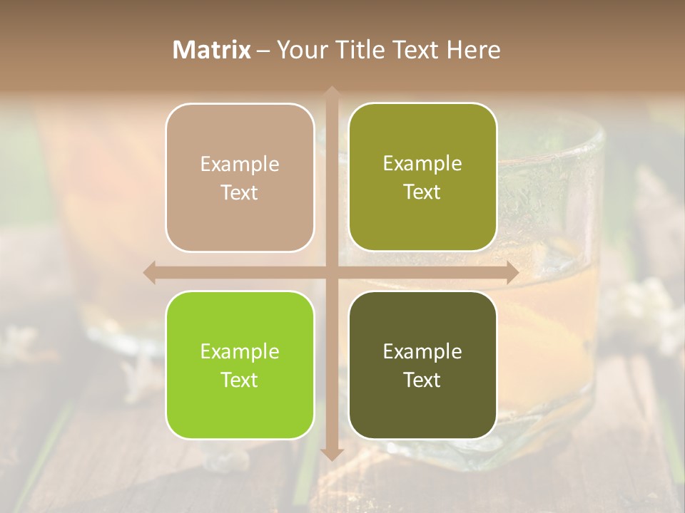 Carafe Lemonade Slice PowerPoint Template