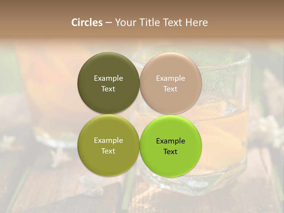 Carafe Lemonade Slice PowerPoint Template