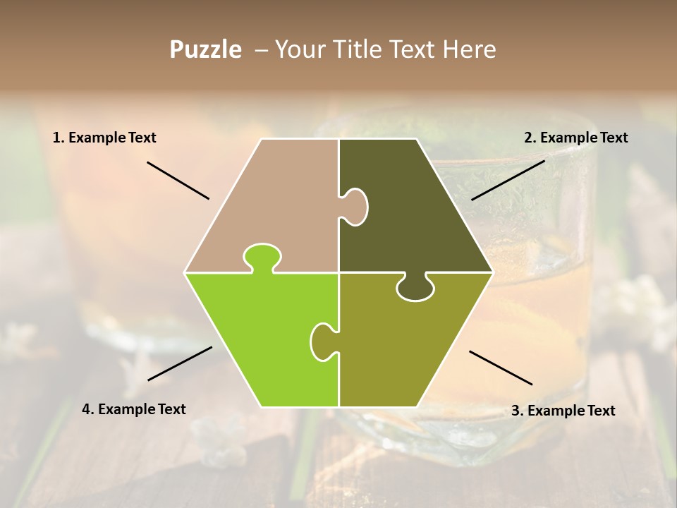 Carafe Lemonade Slice PowerPoint Template