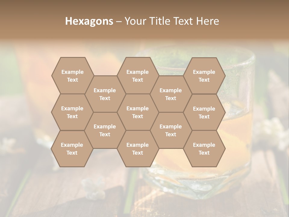 Carafe Lemonade Slice PowerPoint Template