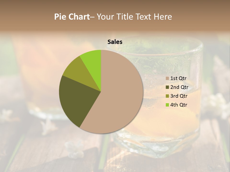 Carafe Lemonade Slice PowerPoint Template