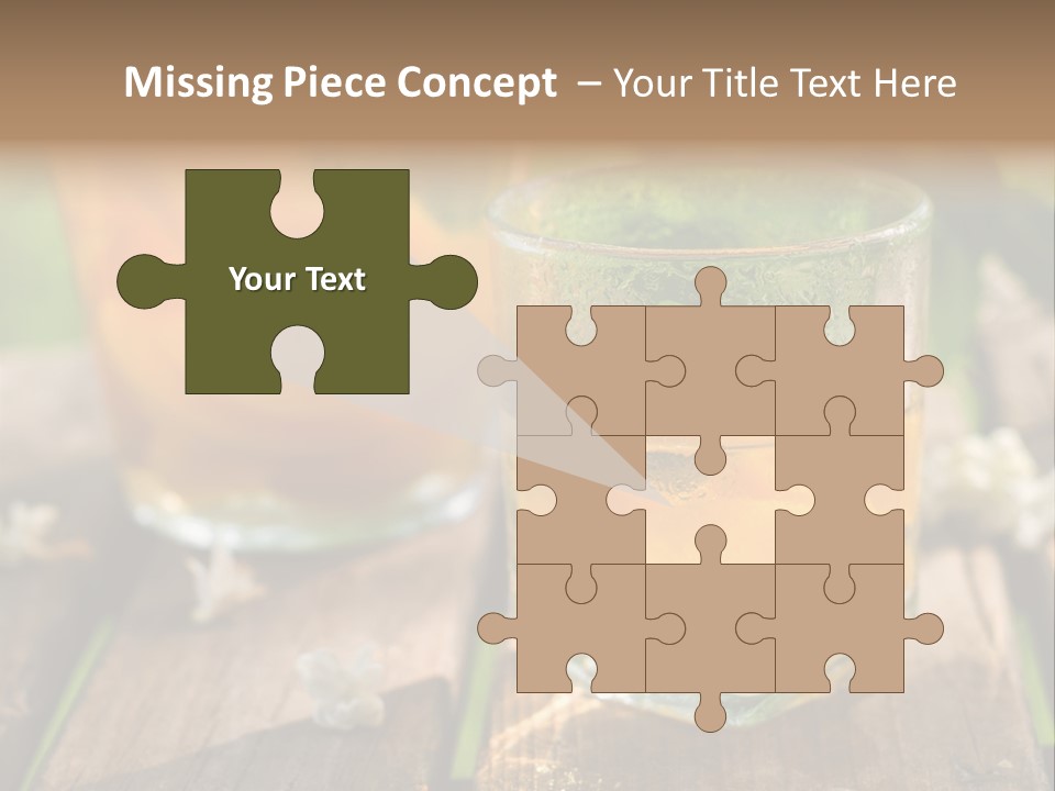 Carafe Lemonade Slice PowerPoint Template