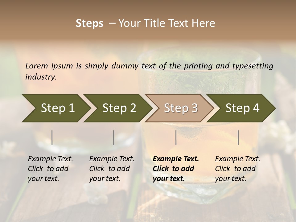 Carafe Lemonade Slice PowerPoint Template