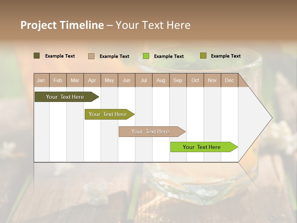 Carafe Lemonade Slice PowerPoint Template