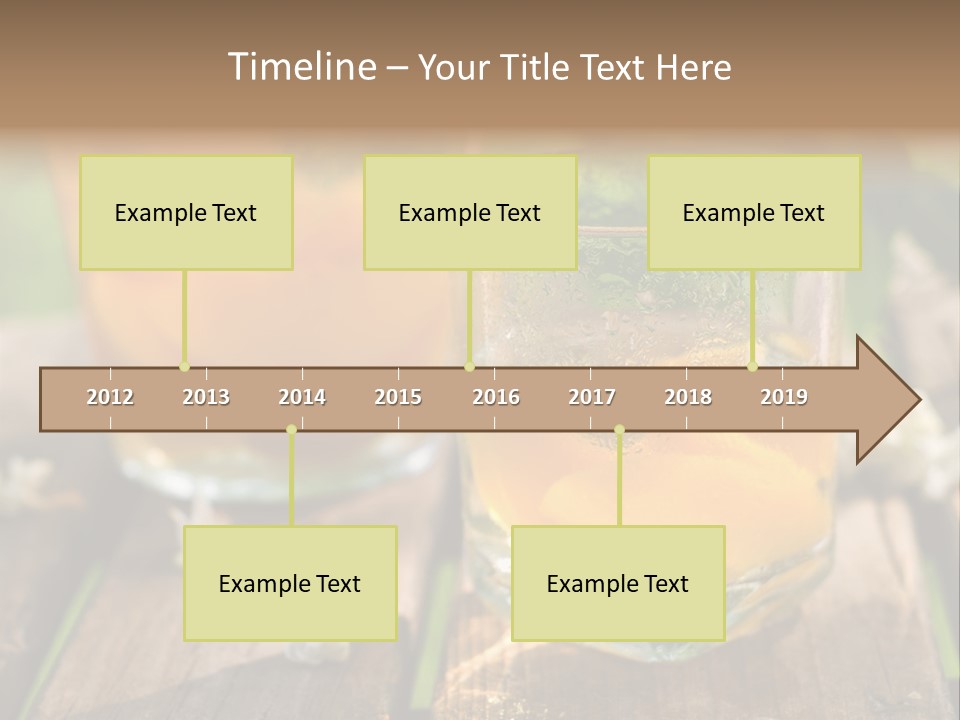 Carafe Lemonade Slice PowerPoint Template