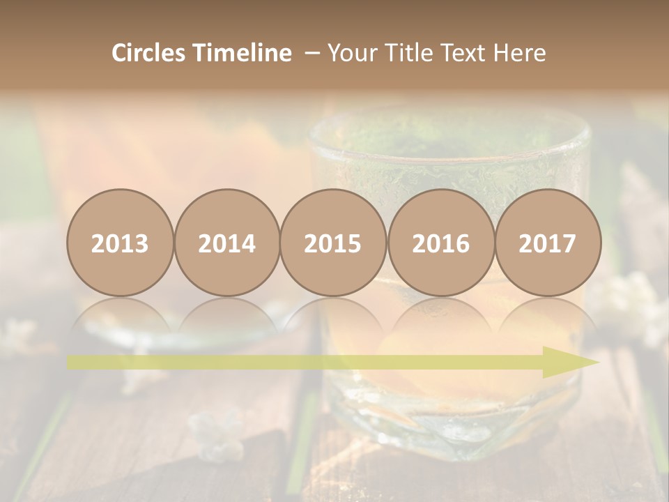 Carafe Lemonade Slice PowerPoint Template