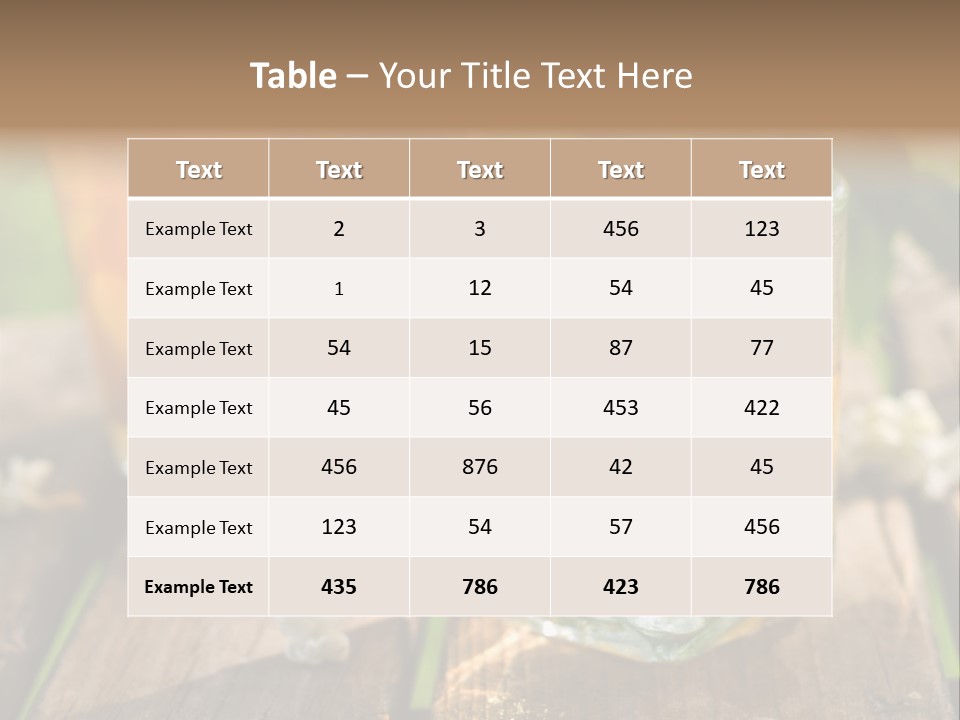 Carafe Lemonade Slice PowerPoint Template