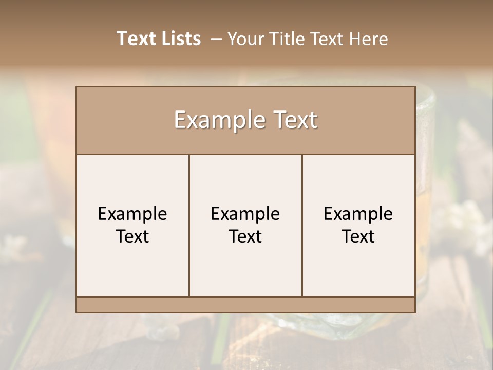 Carafe Lemonade Slice PowerPoint Template