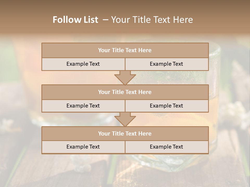 Carafe Lemonade Slice PowerPoint Template