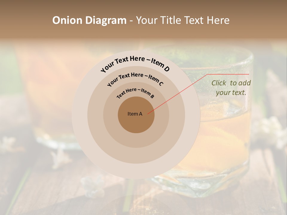 Carafe Lemonade Slice PowerPoint Template