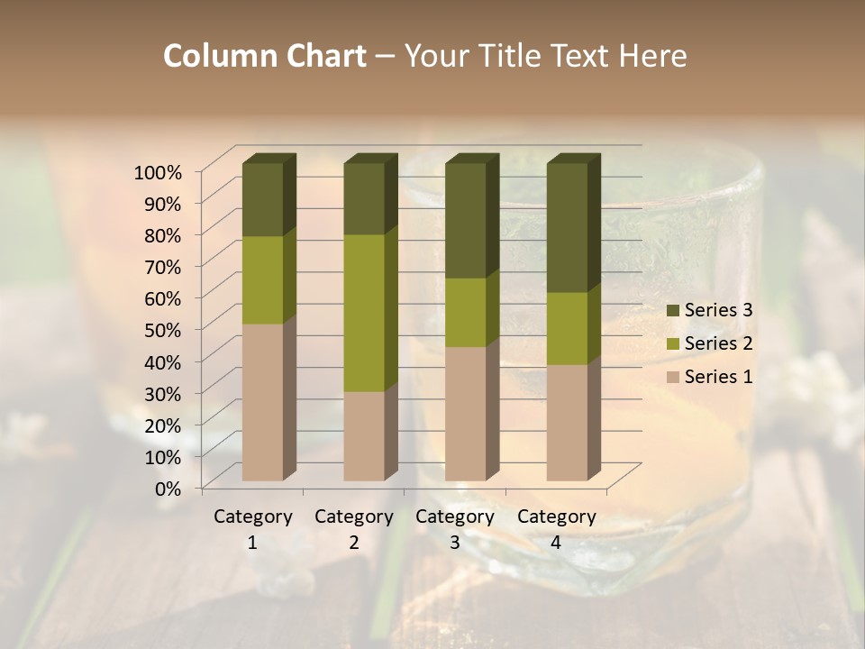 Carafe Lemonade Slice PowerPoint Template