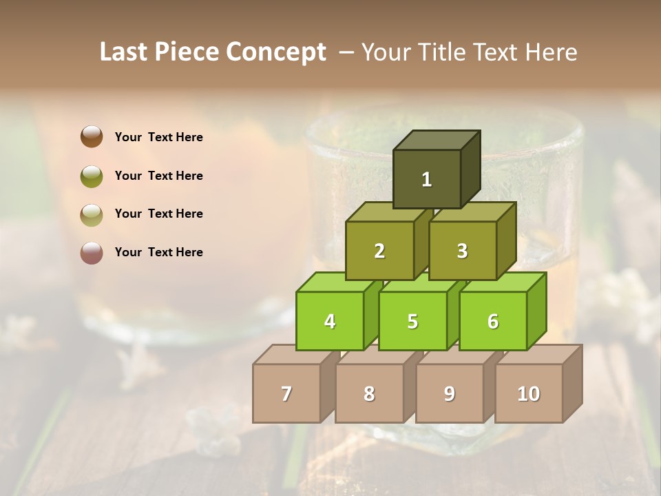 Carafe Lemonade Slice PowerPoint Template