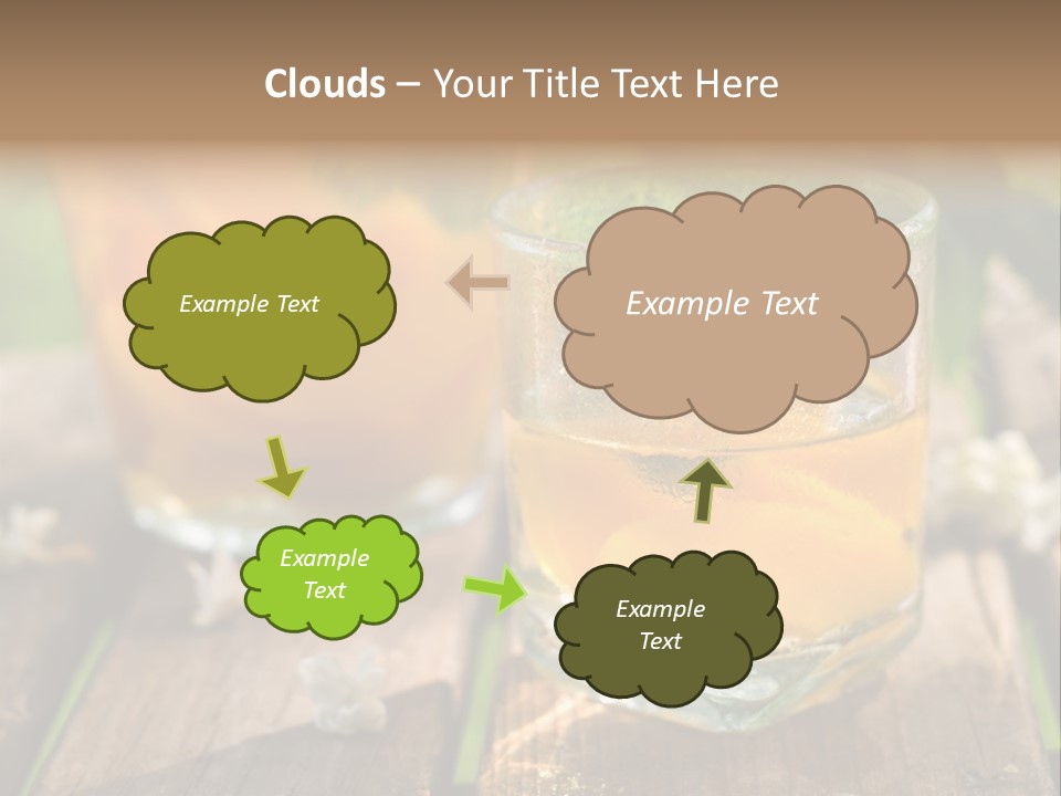 Carafe Lemonade Slice PowerPoint Template