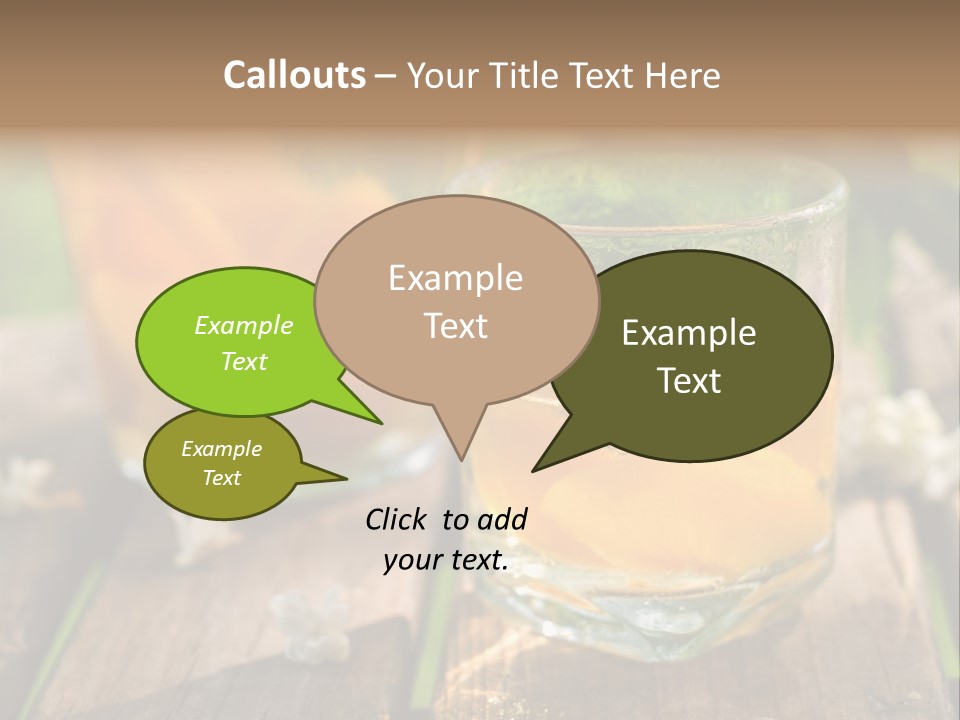 Carafe Lemonade Slice PowerPoint Template