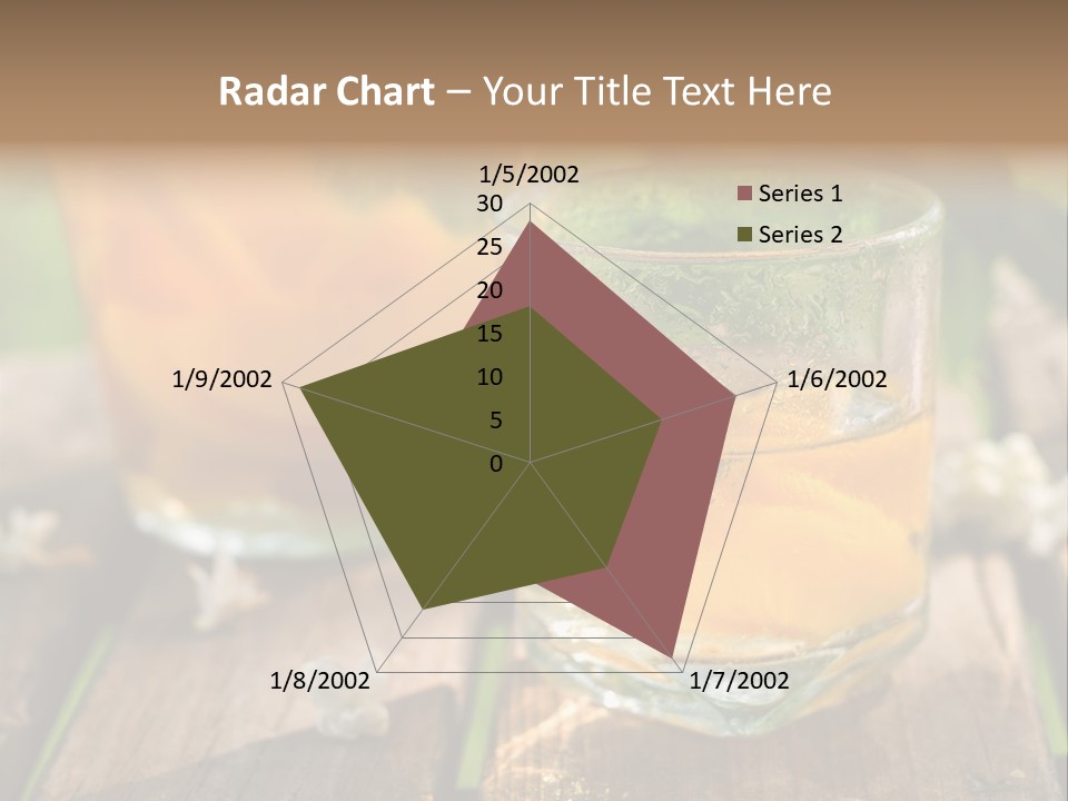 Carafe Lemonade Slice PowerPoint Template