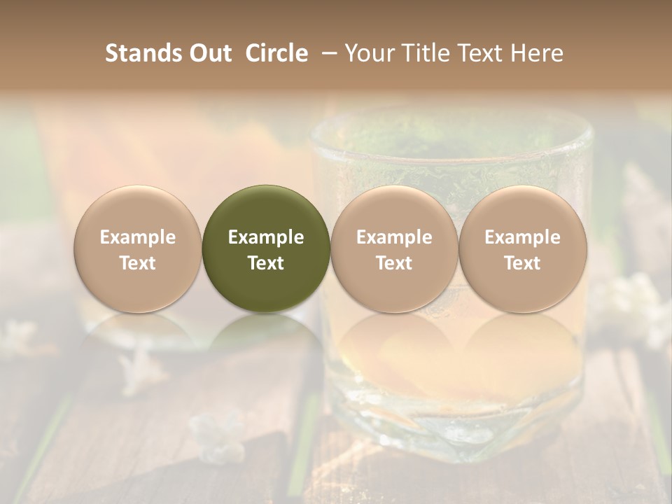 Carafe Lemonade Slice PowerPoint Template