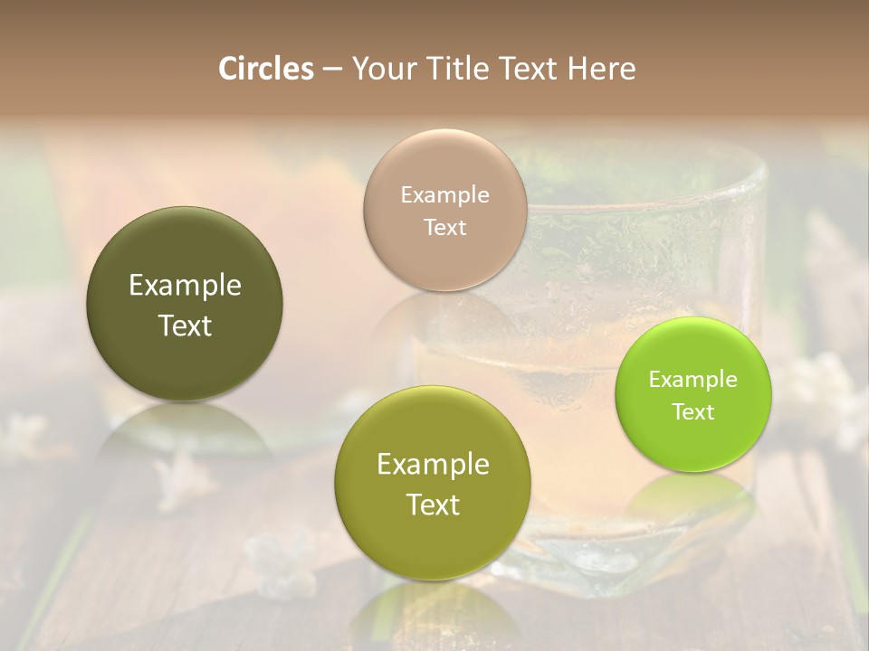 Carafe Lemonade Slice PowerPoint Template