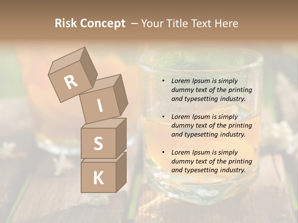 Carafe Lemonade Slice PowerPoint Template