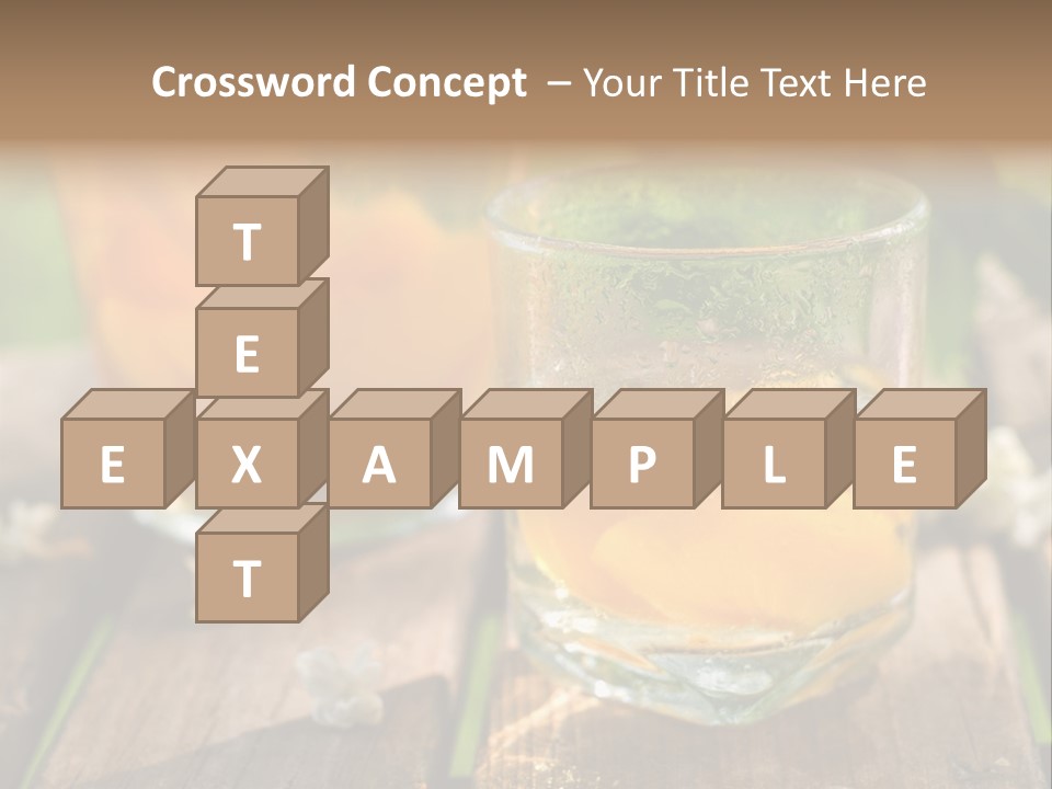 Carafe Lemonade Slice PowerPoint Template