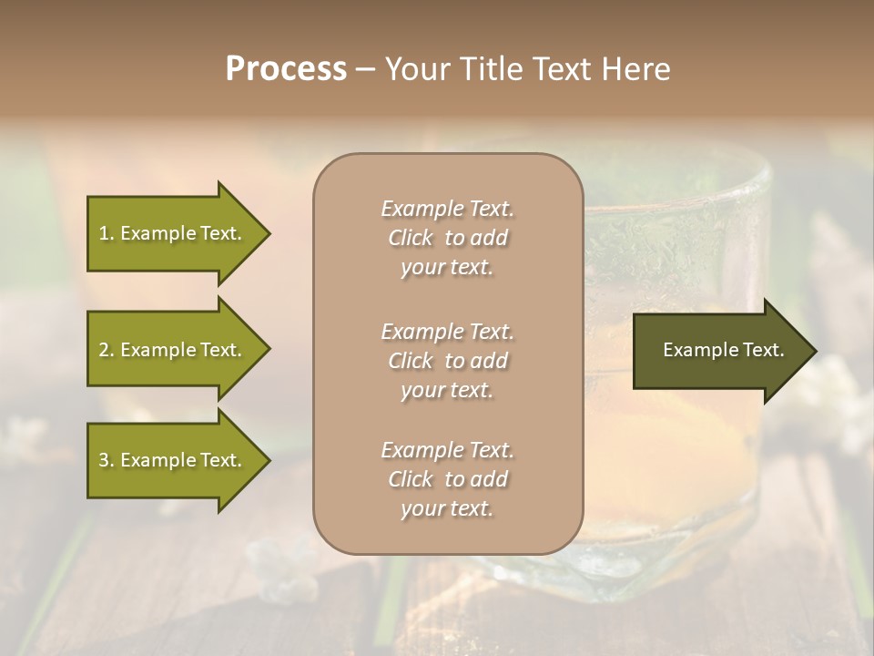 Carafe Lemonade Slice PowerPoint Template