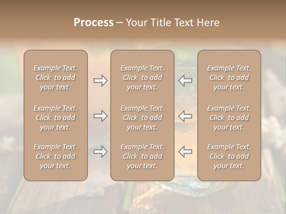 Carafe Lemonade Slice PowerPoint Template