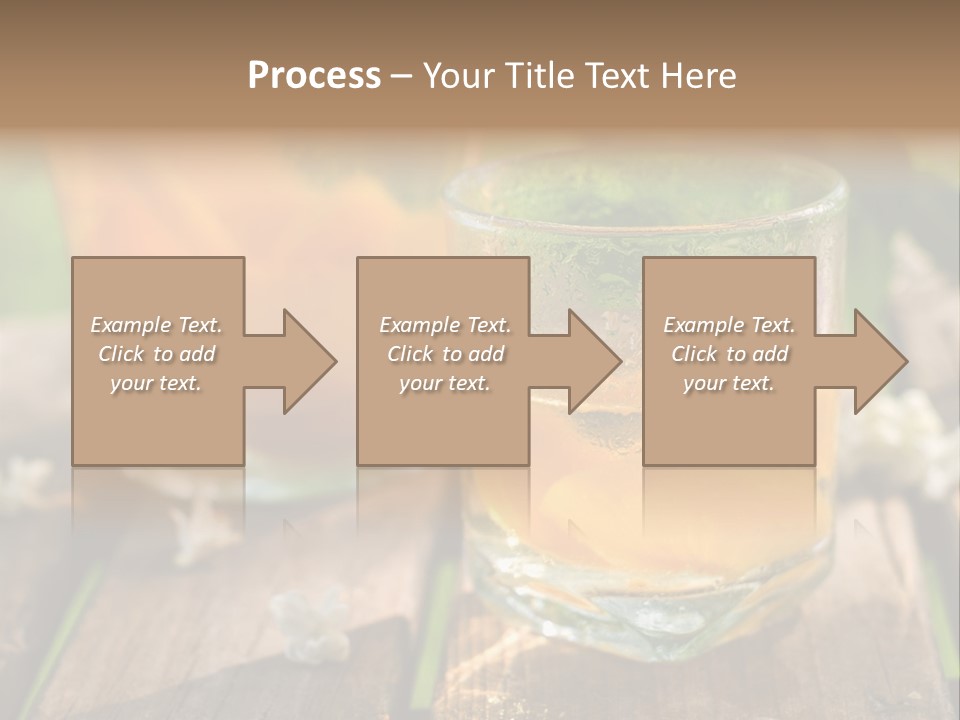 Carafe Lemonade Slice PowerPoint Template