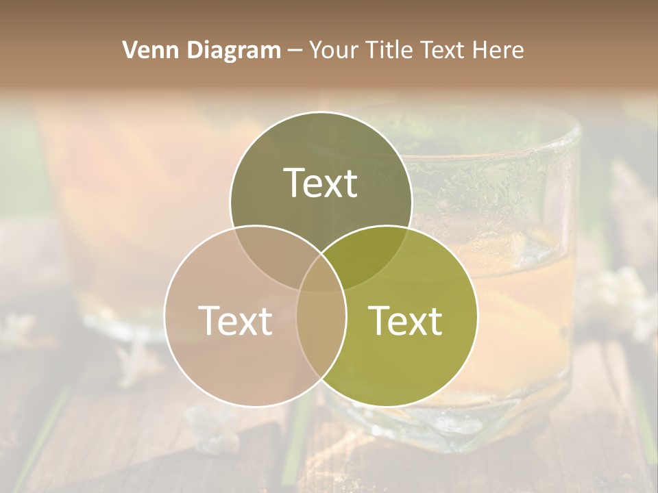 Carafe Lemonade Slice PowerPoint Template