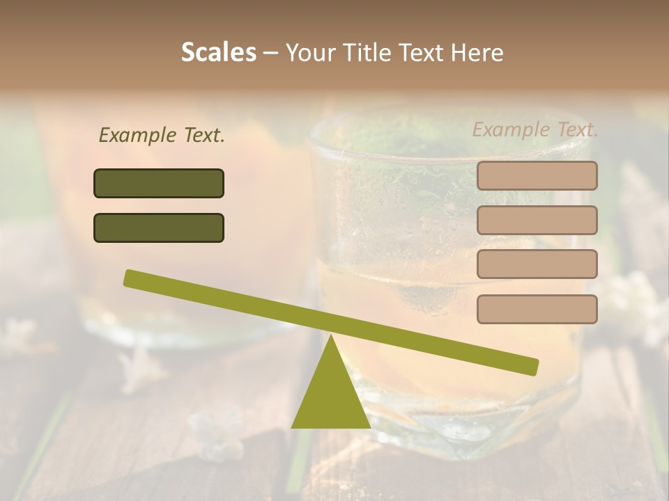 Carafe Lemonade Slice PowerPoint Template