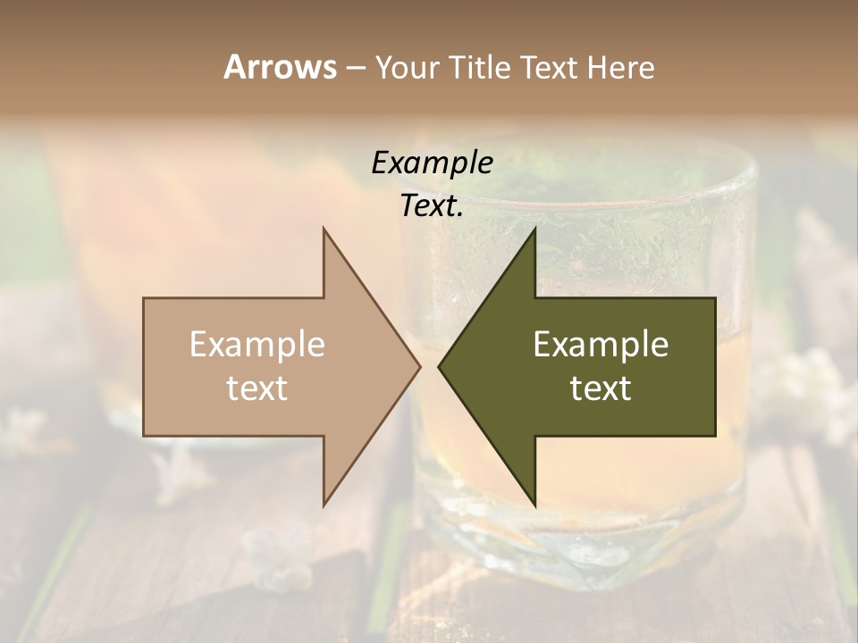 Carafe Lemonade Slice PowerPoint Template