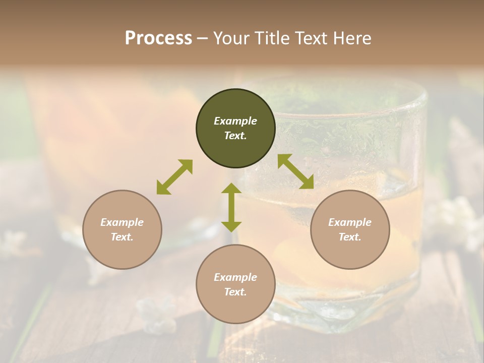 Carafe Lemonade Slice PowerPoint Template