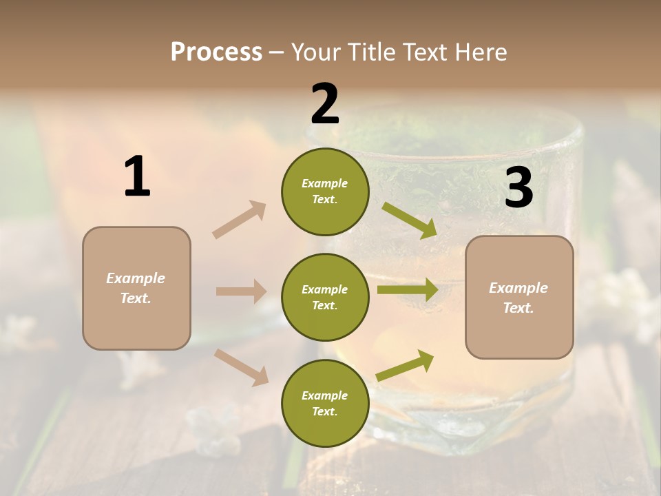 Carafe Lemonade Slice PowerPoint Template