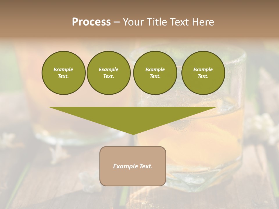 Carafe Lemonade Slice PowerPoint Template