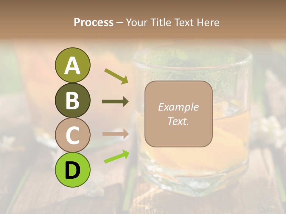 Carafe Lemonade Slice PowerPoint Template