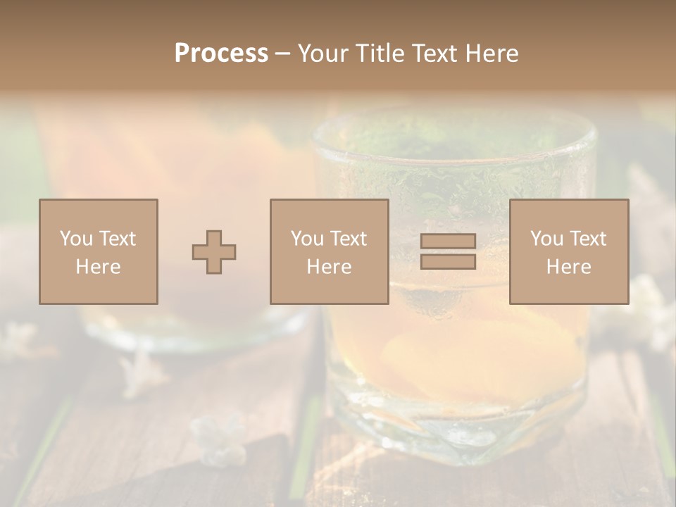 Carafe Lemonade Slice PowerPoint Template