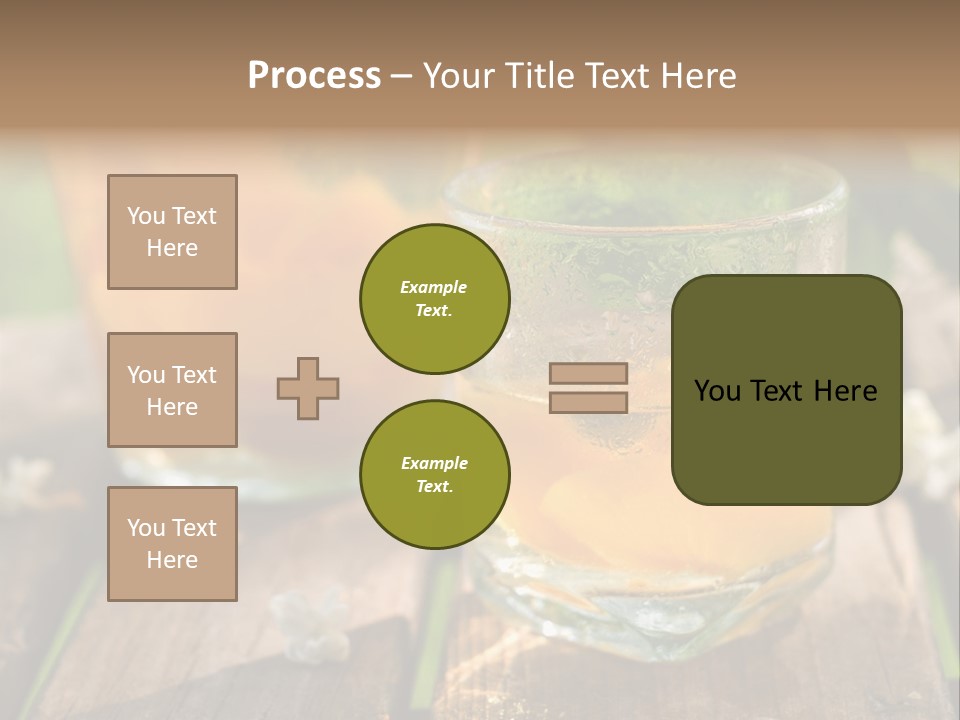 Carafe Lemonade Slice PowerPoint Template