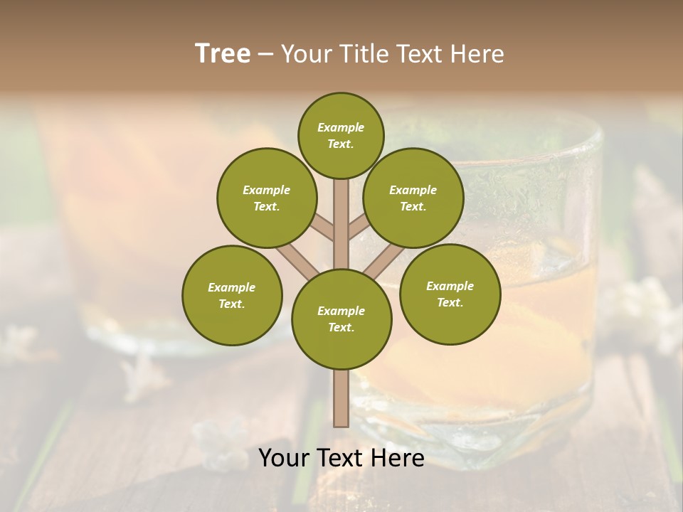 Carafe Lemonade Slice PowerPoint Template