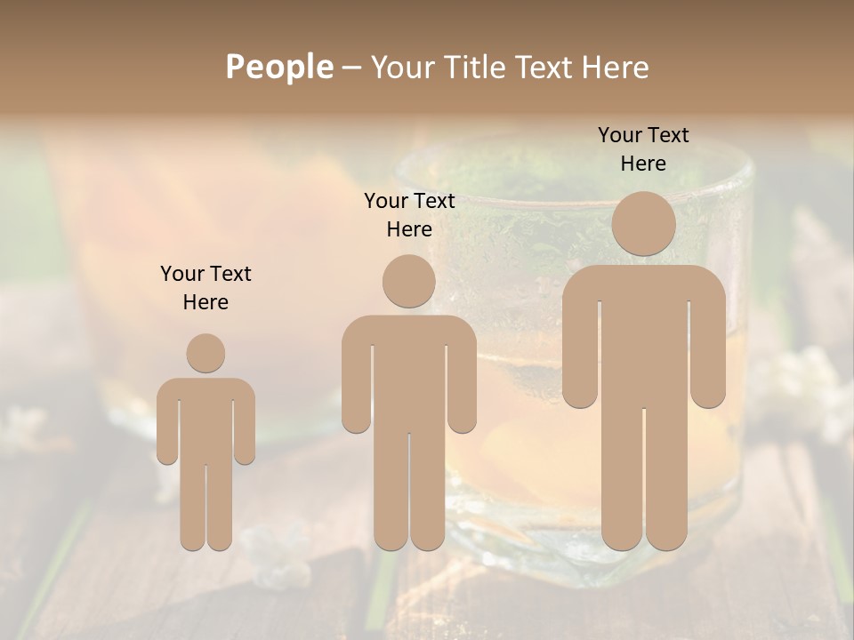 Carafe Lemonade Slice PowerPoint Template