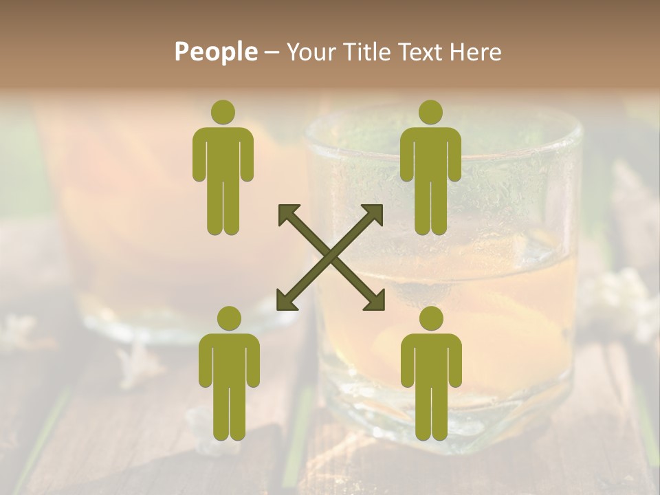 Carafe Lemonade Slice PowerPoint Template