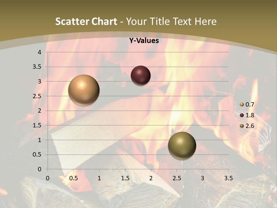 Home Firewood Heat PowerPoint Template