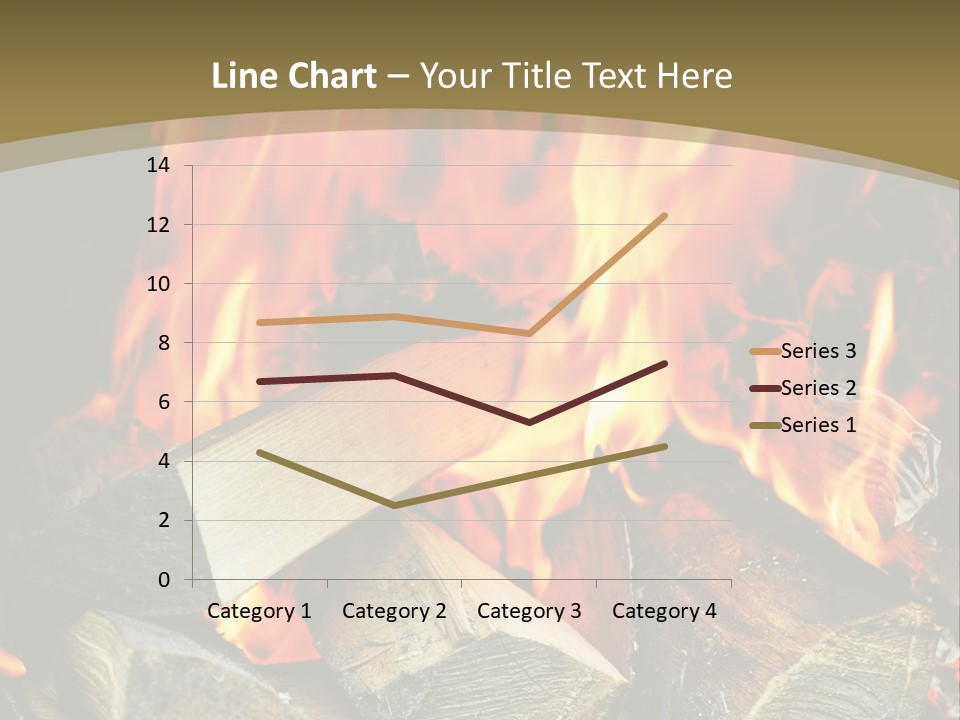 Home Firewood Heat PowerPoint Template