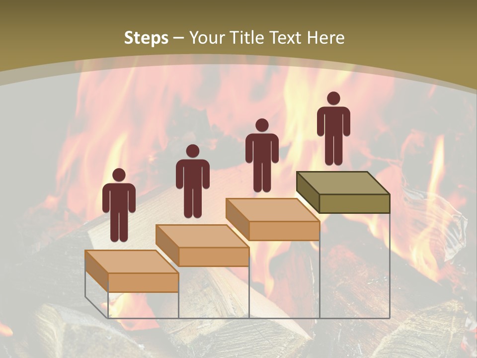 Home Firewood Heat PowerPoint Template