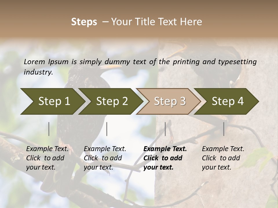 Make Angry Chick Shout At PowerPoint Template